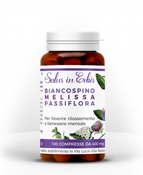 Biancospino-Melissa-Passiflora 100 compresse